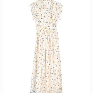 Dôen midi floral dress